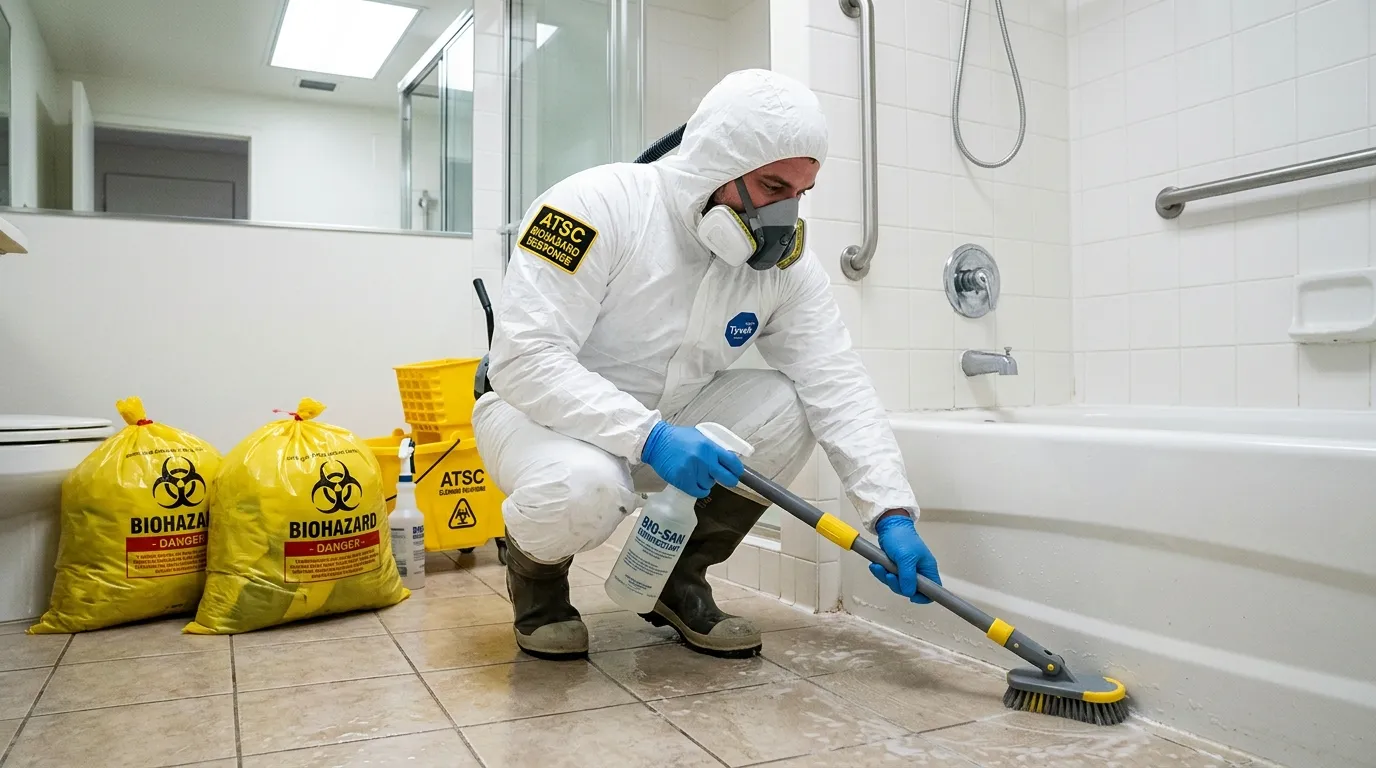 Decontamination equipment deployed for Blood Cleanup in Dudley